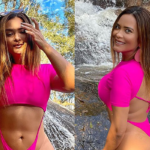 Confira as Fotos Incríveis de Geisy Arruda em Ensaio na Natureza com Maiô Fio Dental