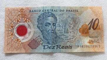 nota de 10 reais antiga