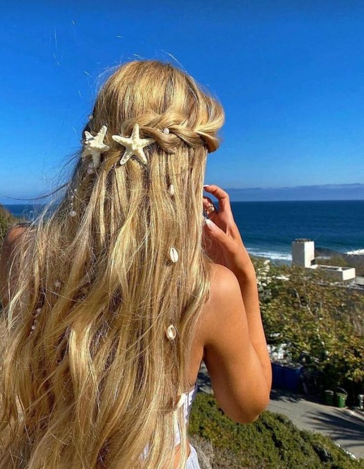 Penteado de Férias com Conchas de Praia