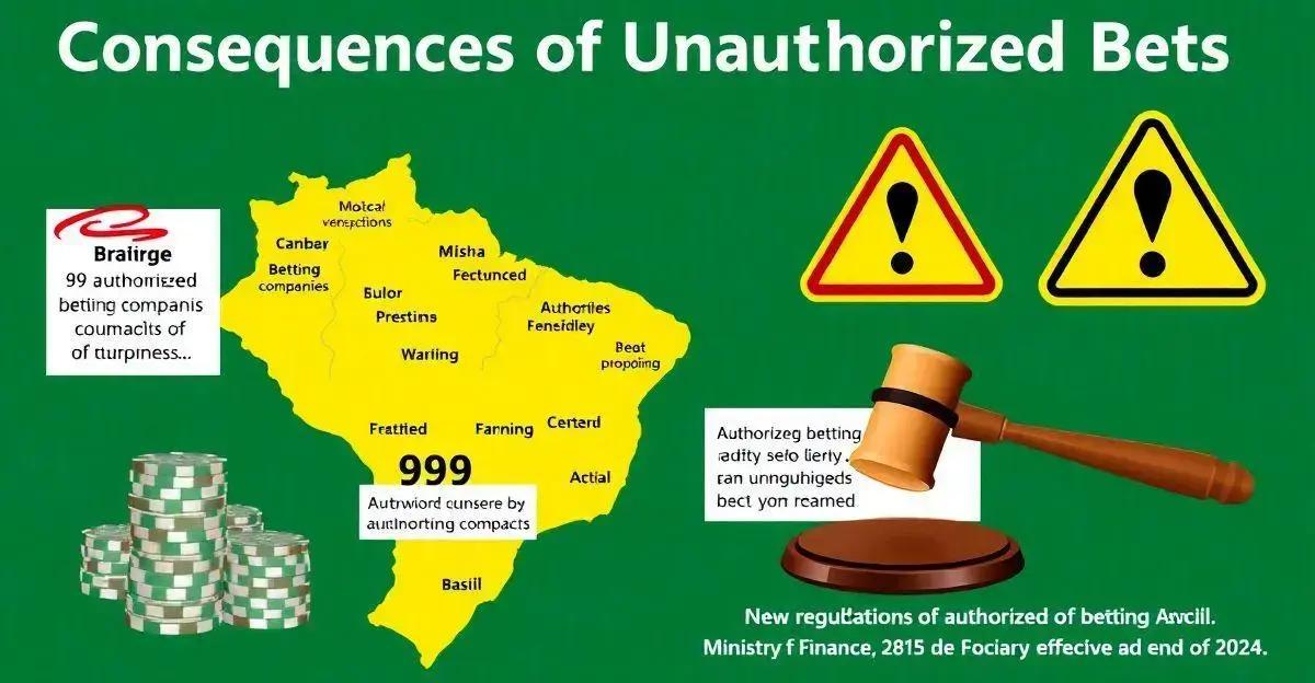 Consequências para bets não autorizadas