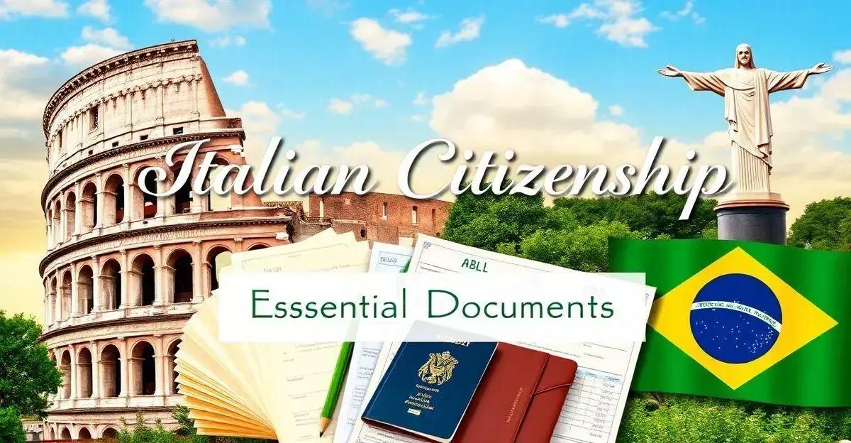 Documentos necessários para tirar a cidadania italiana