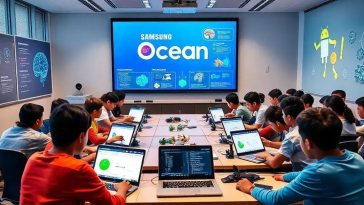 Samsung Ocean: Aulas de AI, Android e mais em Outubro