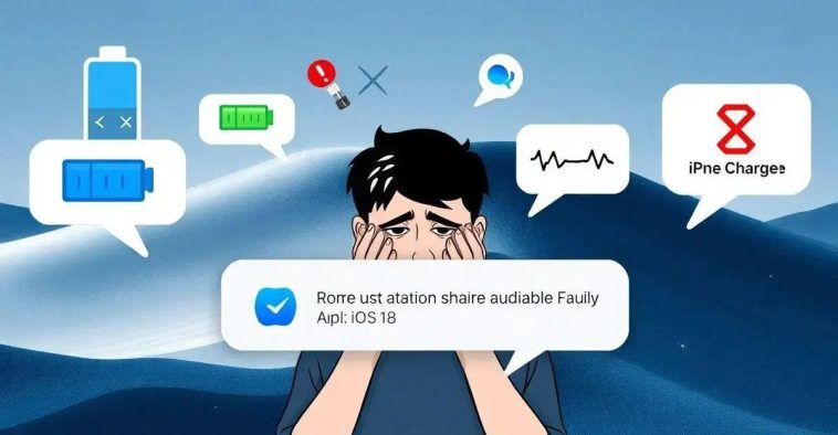 Usuários Relatam Problemas de Bateria e iMessaging no iOS 18